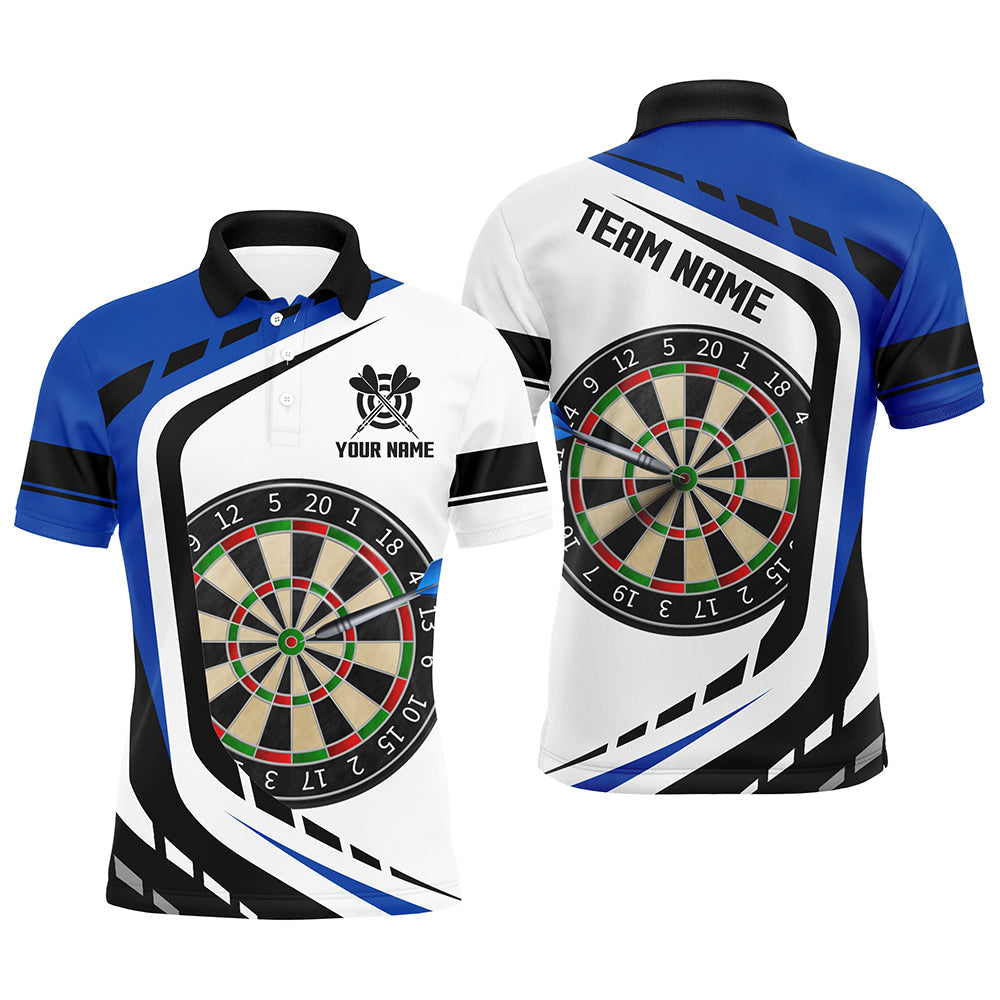 Personalized Dartboard Blue Men Darts Custom Darts Uniform For Team Player