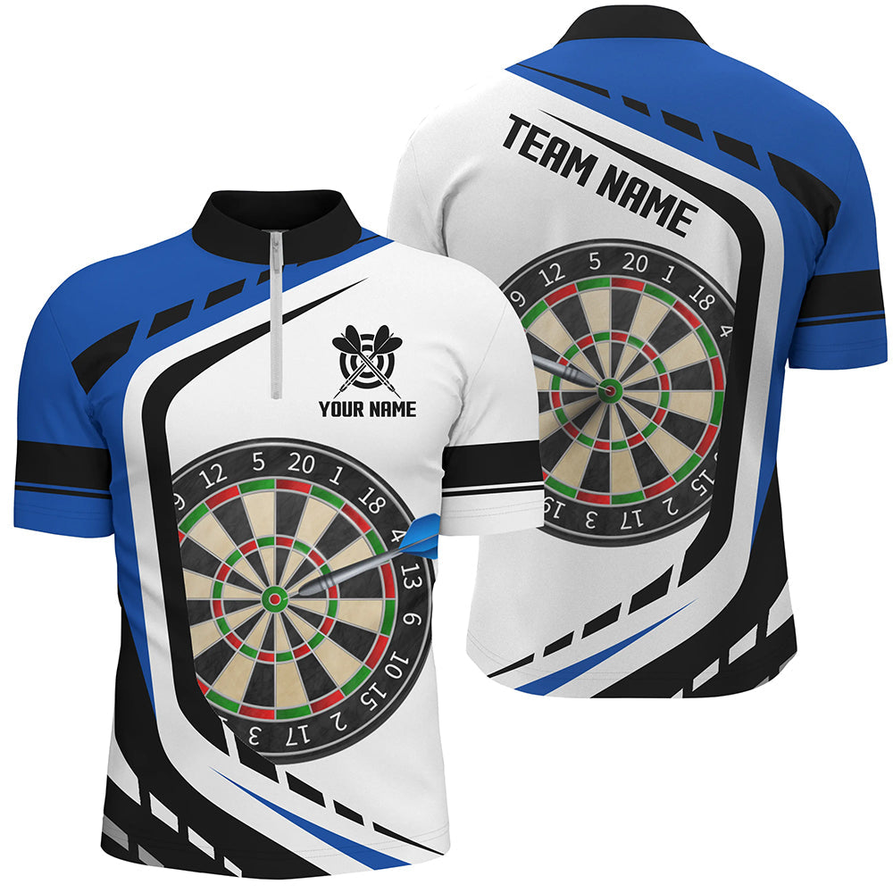 Personalized Dartboard Blue Men Darts Custom Darts Uniform For Team Player