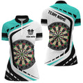 Personalized Dartboard Turquoise Men Darts Custom Darts Uniform For Team Player