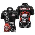 Personalized Red Darts Smoke Skull Men Dart Custom Darts Board Fire Flame Dart Team