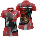 Personalized 3D All Over Print Darts and Quarter-Zip Custom Red Darts Team