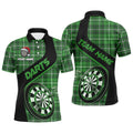 Personalized Green Plaid Pattern Christmas Dart Custom Dart Team Dart Gift