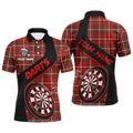 Personalized Red Plaid Pattern Christmas Dart Custom Darts Team Dart Gifts