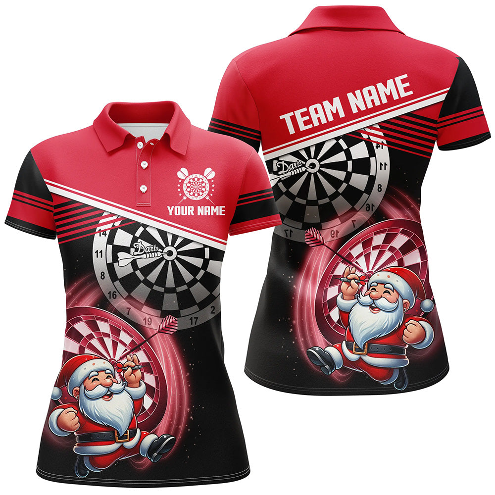 Personalized Red Black Christmas Dart Custom Funny Santa Dart Dart Gifts