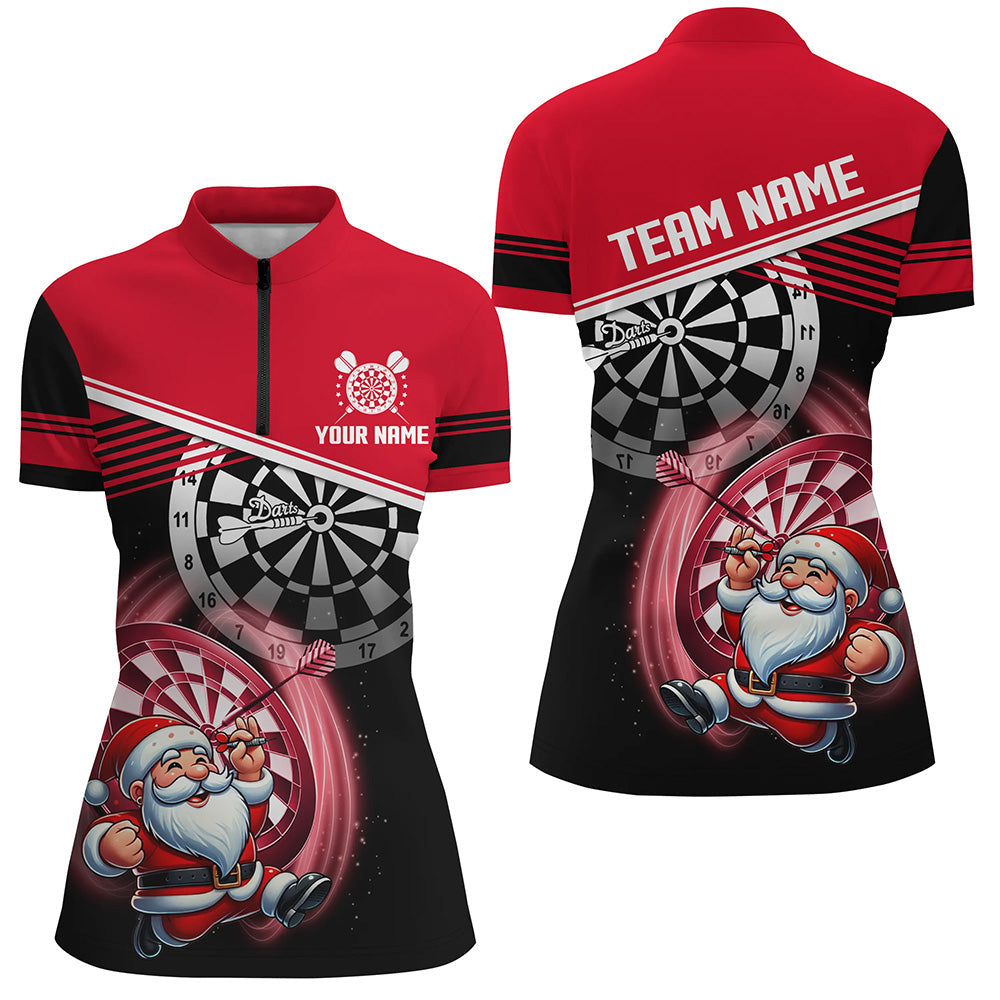 Personalized Red Black Christmas Dart Custom Funny Santa Dart Dart Gifts