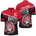 Personalized Red Black Christmas Dart Custom Funny Santa Dart Dart Gifts