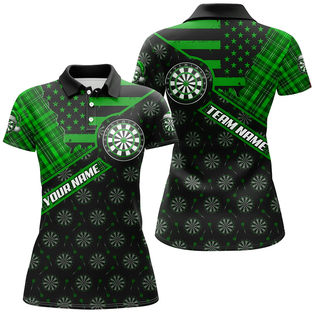 Green Darts Christmas American Flag Pattern Custom Dart Xmas Dart Dart Gift
