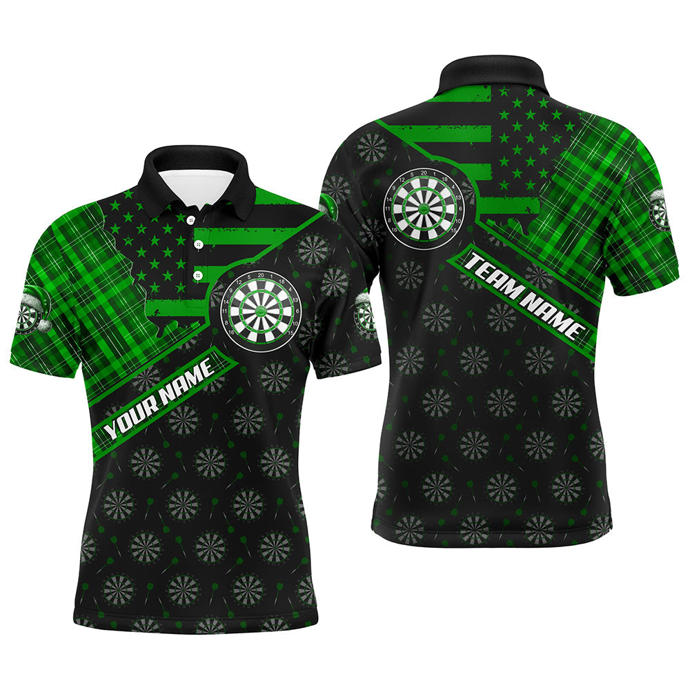 Green Darts Christmas American Flag Pattern Custom Dart Xmas Dart Dart Gift