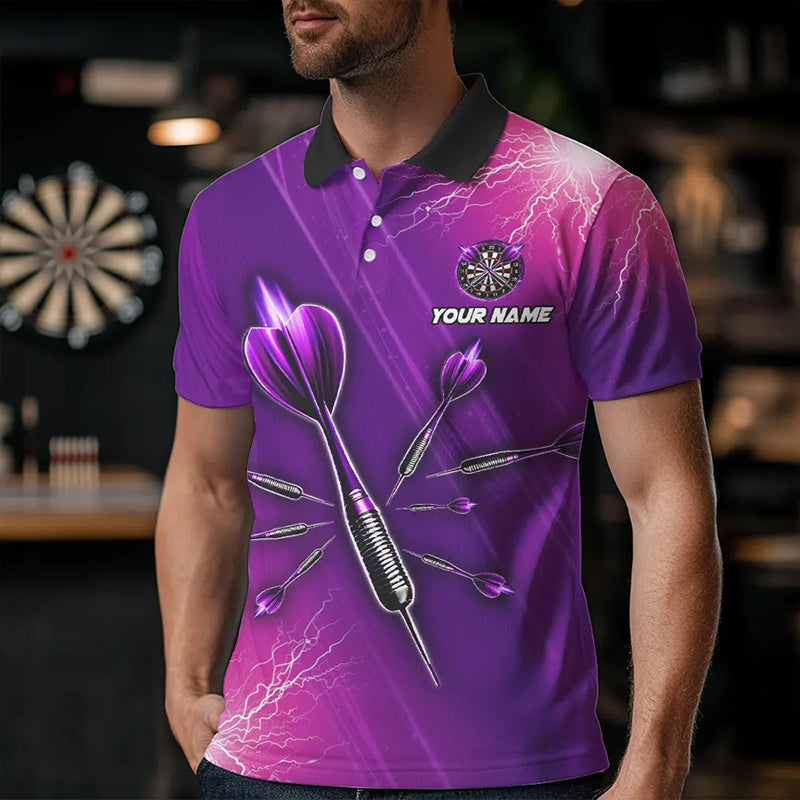 Purple Thunder Lightning Light Darts and Custom Darts Darts