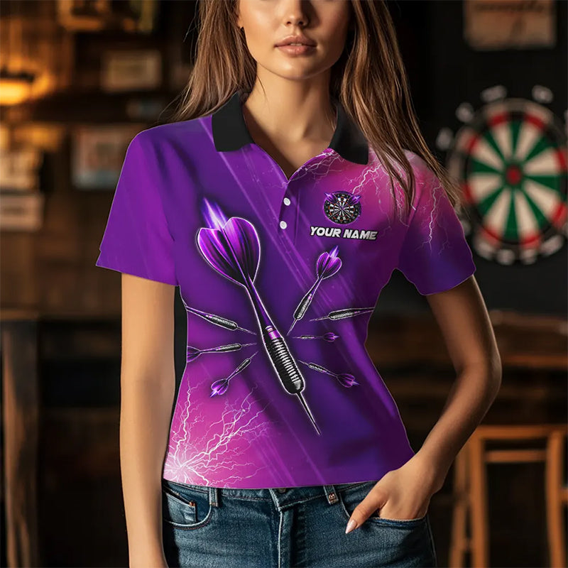 Purple Thunder Lightning Light Darts and Custom Darts Darts