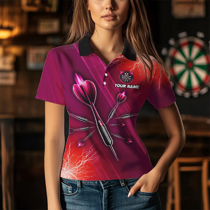 Red Thunder Lightning Light Darts and Custom Darts Darts
