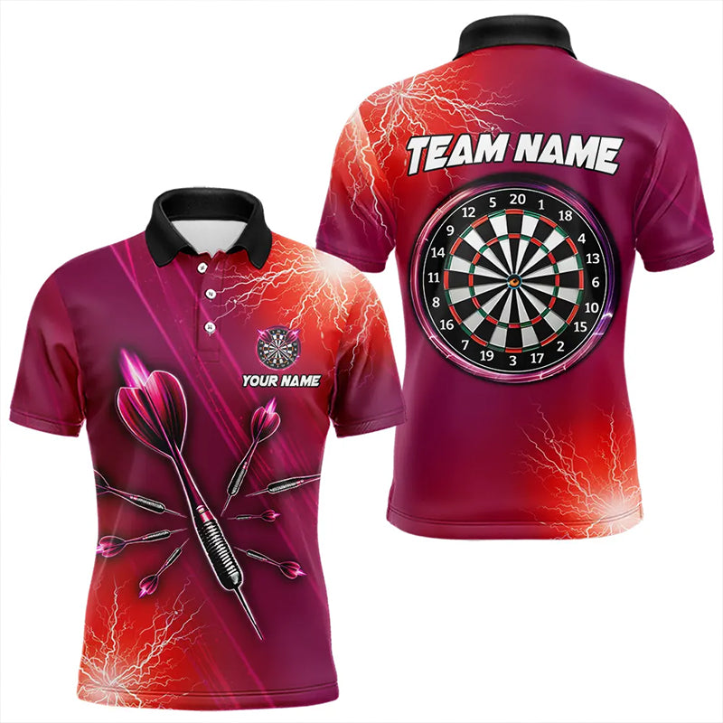 Red Thunder Lightning Light Darts and Custom Darts Darts