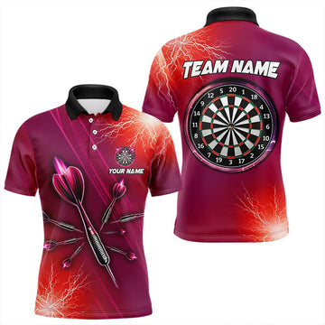 Red Thunder Lightning Light Darts and Custom Darts Darts