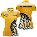 Personalized Yellow Darts And Beer and Quarter-Zip Custom Drinking Darts