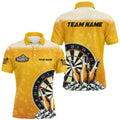 Personalized Yellow Darts And Beer and Quarter-Zip Custom Drinking Darts