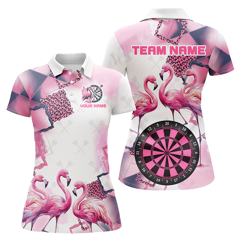 Pink Argyle Flamingo Custom Name Darts, Darts, Unique Darts Gift Apparel