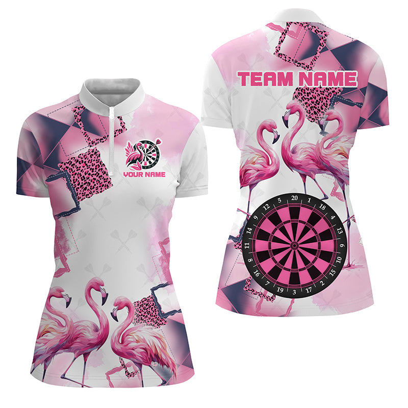 Pink Argyle Flamingo Custom Name Darts, Darts, Unique Darts Gift Apparel