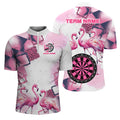 Pink Argyle Flamingo Custom Name Darts, Darts, Unique Darts Gift Apparel