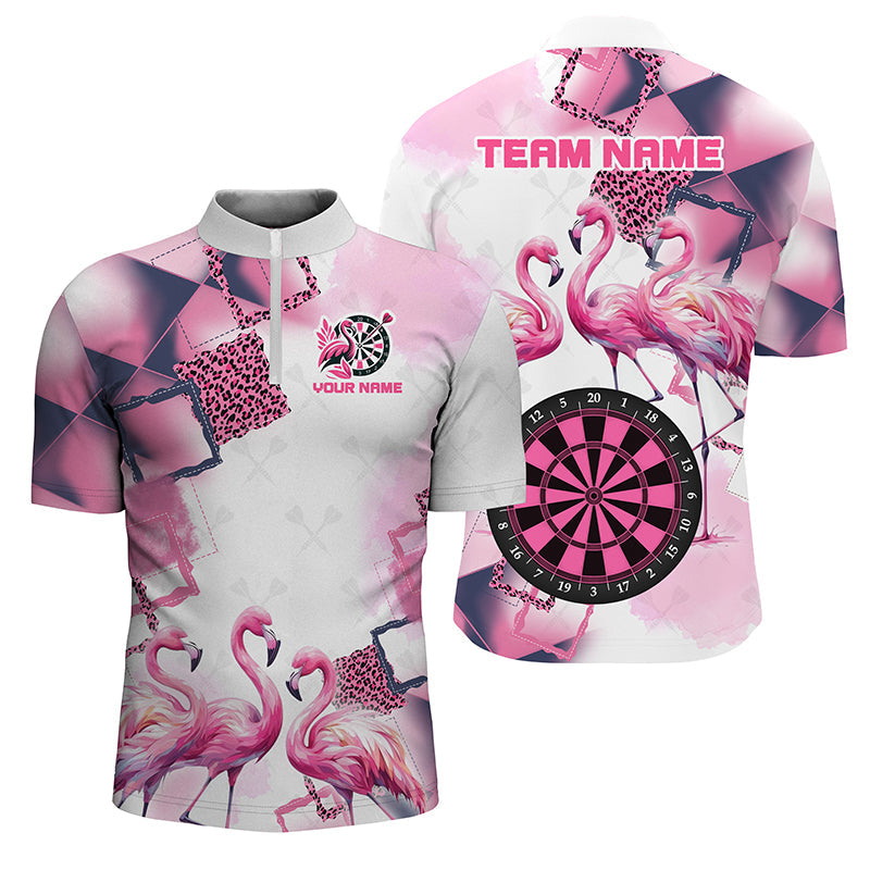 Pink Argyle Flamingo Custom Name Darts, Darts, Unique Darts Gift Apparel
