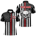 Personalized American Flag Grunge Skull Dart Custom Patriotic Darts | Red