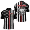 Personalized American Flag Grunge Skull Dart Custom Patriotic Darts | Red