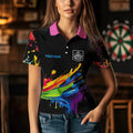 Funny Dartboards Colorful Paint Splash Dart Custom and Darts