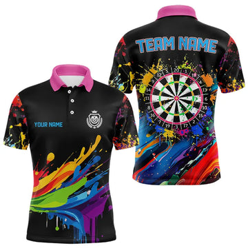 Funny Dartboards Colorful Paint Splash Dart Custom and Darts
