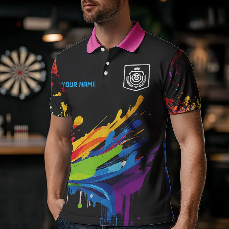 Funny Dartboards Colorful Paint Splash Dart Custom and Darts