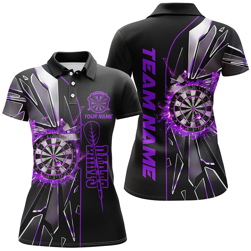Personalized Purple Break Glass 3D Darts Custom Dart League Best Darts