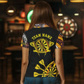 Yellow Golden Darts Tie Dye and Custom Dart Glowing Dart