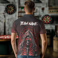 Red And Black Glowing Fire Death Skeleton Dart Custom Dart and
