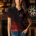 Red And Black Glowing Fire Death Skeleton Dart Custom Dart and