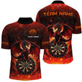 Darts Dragon Fire Flame 3D Printed Darts Custom Team League Darts |Red