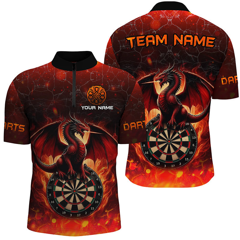Darts Dragon Fire Flame 3D Printed Darts Custom Team League Darts |Red