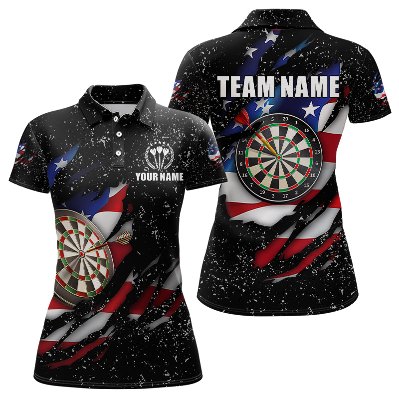 American Flag Black Grunge Dart and Custom Patriotic Dart
