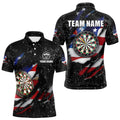 American Flag Black Grunge Dart and Custom Patriotic Dart