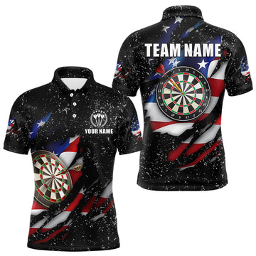 American Flag Black Grunge Dart and Custom Patriotic Dart