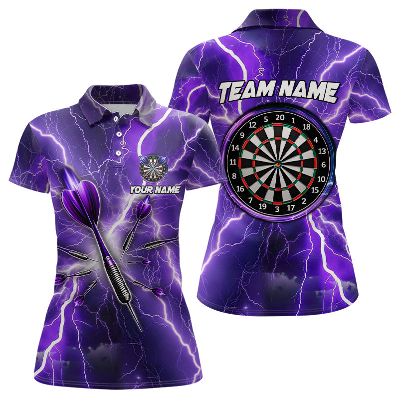 Purple Thunder Lightning 3D Women Darts and Custom Dart Dart