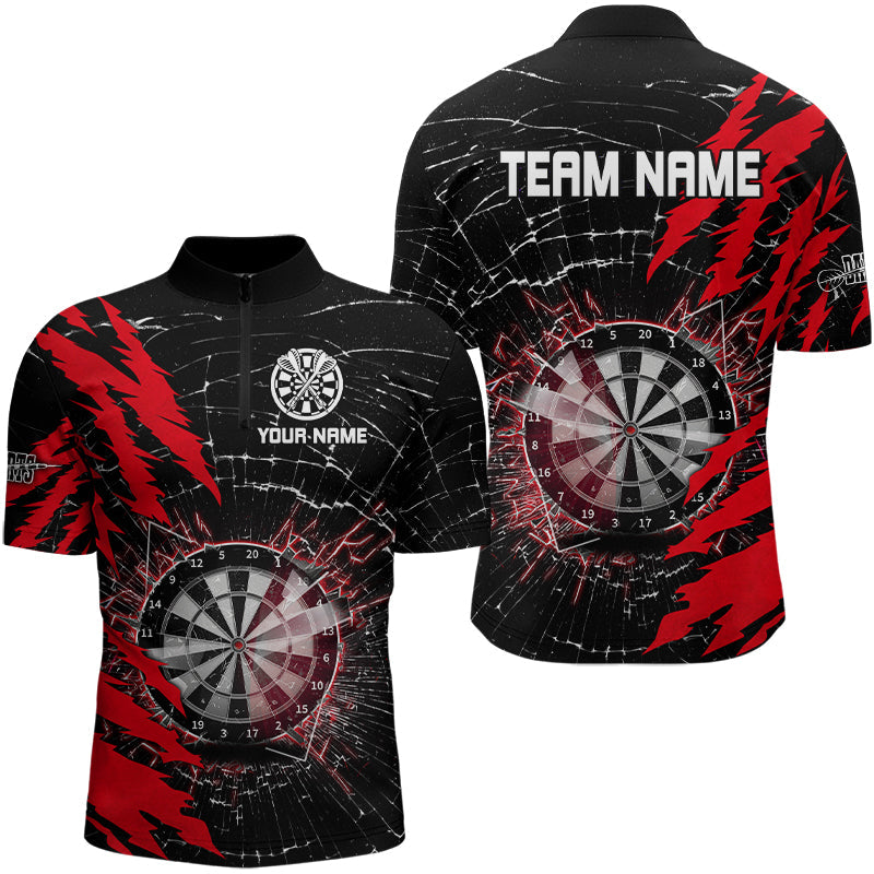 Black And Red Darts Board Break Glass Custom Dart, Darts Team Dart