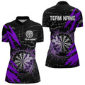 Black And Purple Darts Board Break Glass Custom Dart, Darts Team Dart