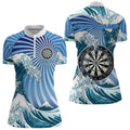 Personalized Blue Darts Waves Sea Darts and Custom Men Dart Funny Dart