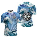 Personalized Blue Darts Waves Sea Darts and Custom Men Dart Funny Dart