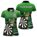 Personalized Green Funny Frogz Darts Custom Darts Team Outfit, Darts Gifts