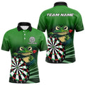 Personalized Green Funny Frogz Darts Custom Darts Team Outfit, Darts Gifts