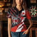 Personalized Canada Flag Dartboard Smoke Dart, Pride Patriotic Dart Team
