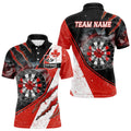 Personalized Canada Flag Dartboard Smoke Dart, Pride Patriotic Dart Team