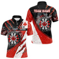 Personalized Canada Flag Dartboard Smoke Dart, Pride Patriotic Dart Team