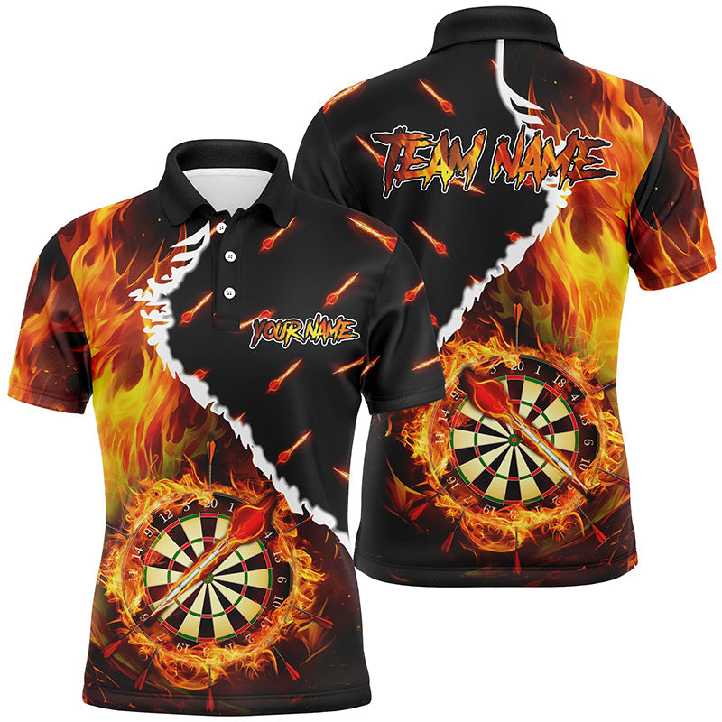 Personalized Darts Board Fire Flame Custom Darts, 3D Printed Darts Team