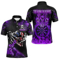 Fire Flame Darts Board American Flag Skull Dart Custom Darts Team |Purple
