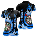 Black Blue Fire Flame Light Darts and Custom Dart League Dart